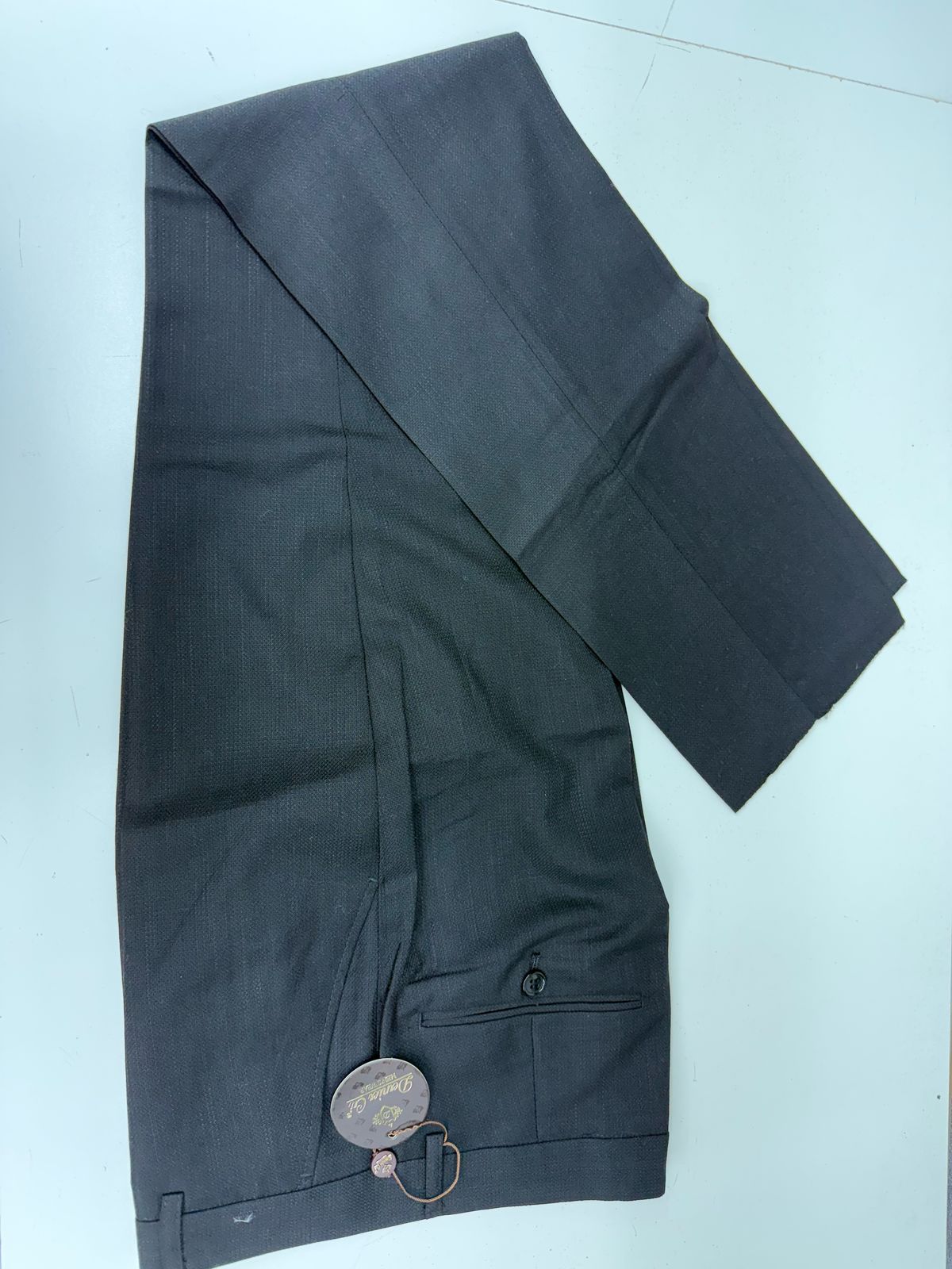 3 Piece Textured Suit Black Color