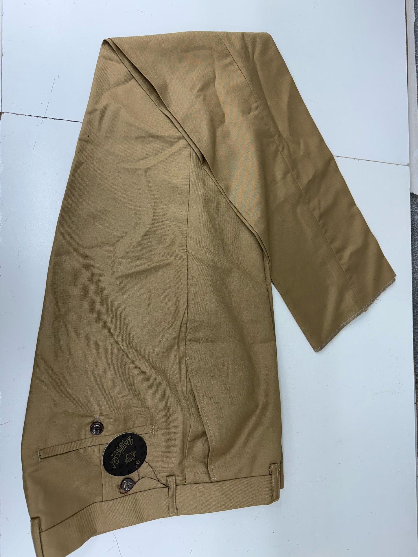 3 Piece Light Mustard Suit