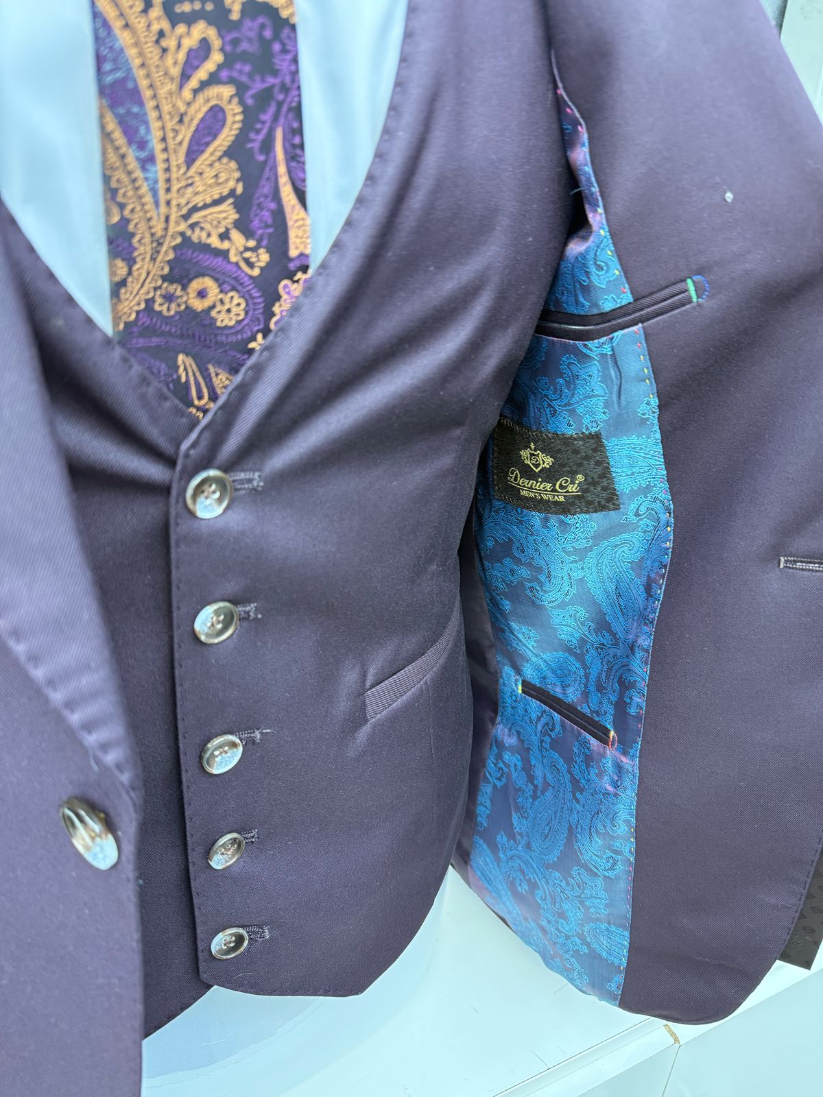 3 Piece Maroon Suit