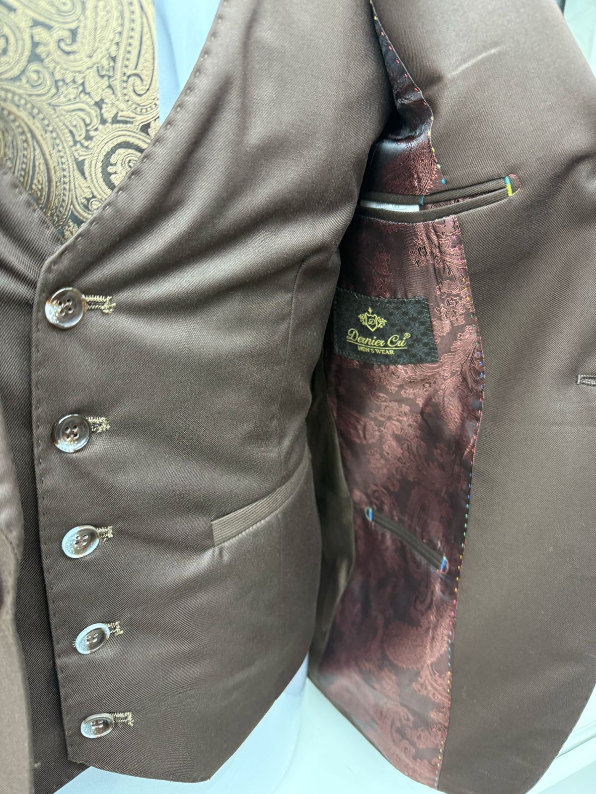 3 Piece Brown Suit